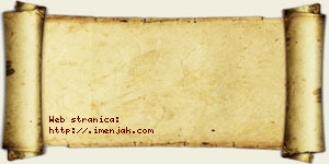 Angelina Elez vizit kartica